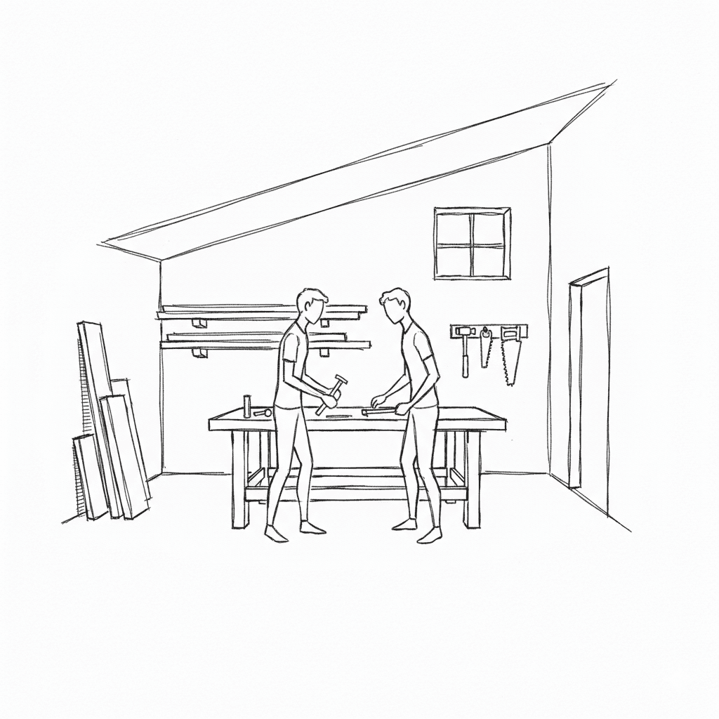 The early workshop in 1998