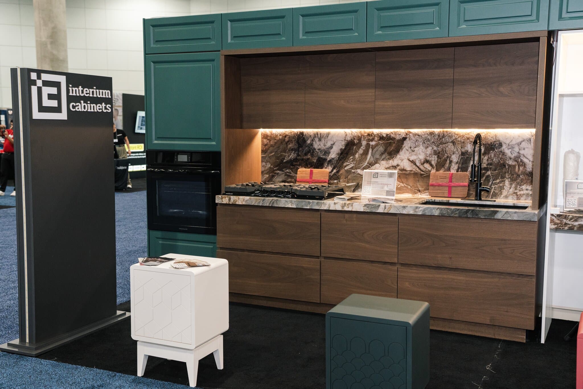 Exhibition kitchen cabinet design 5