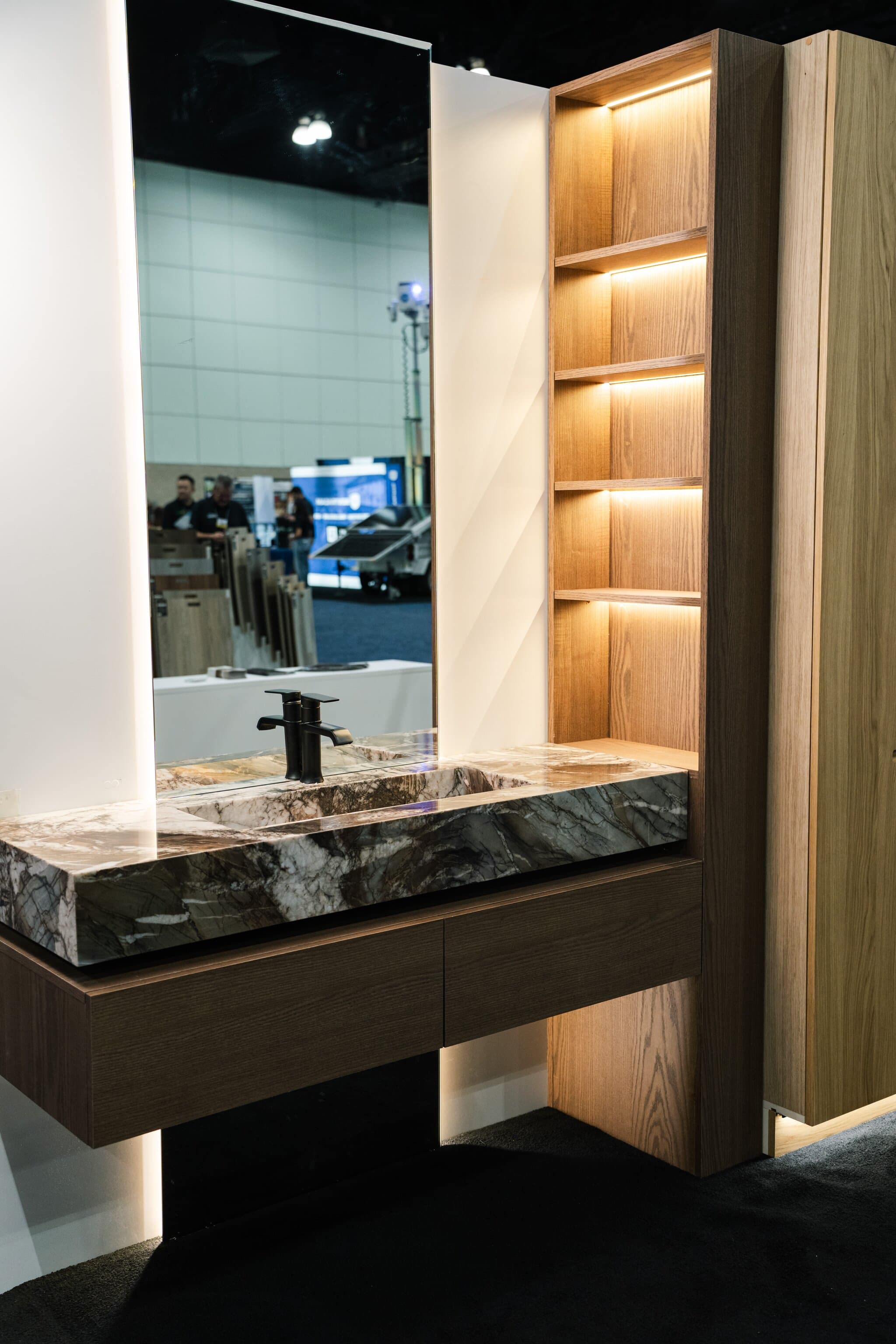 Exhibition sink cabinet design 1