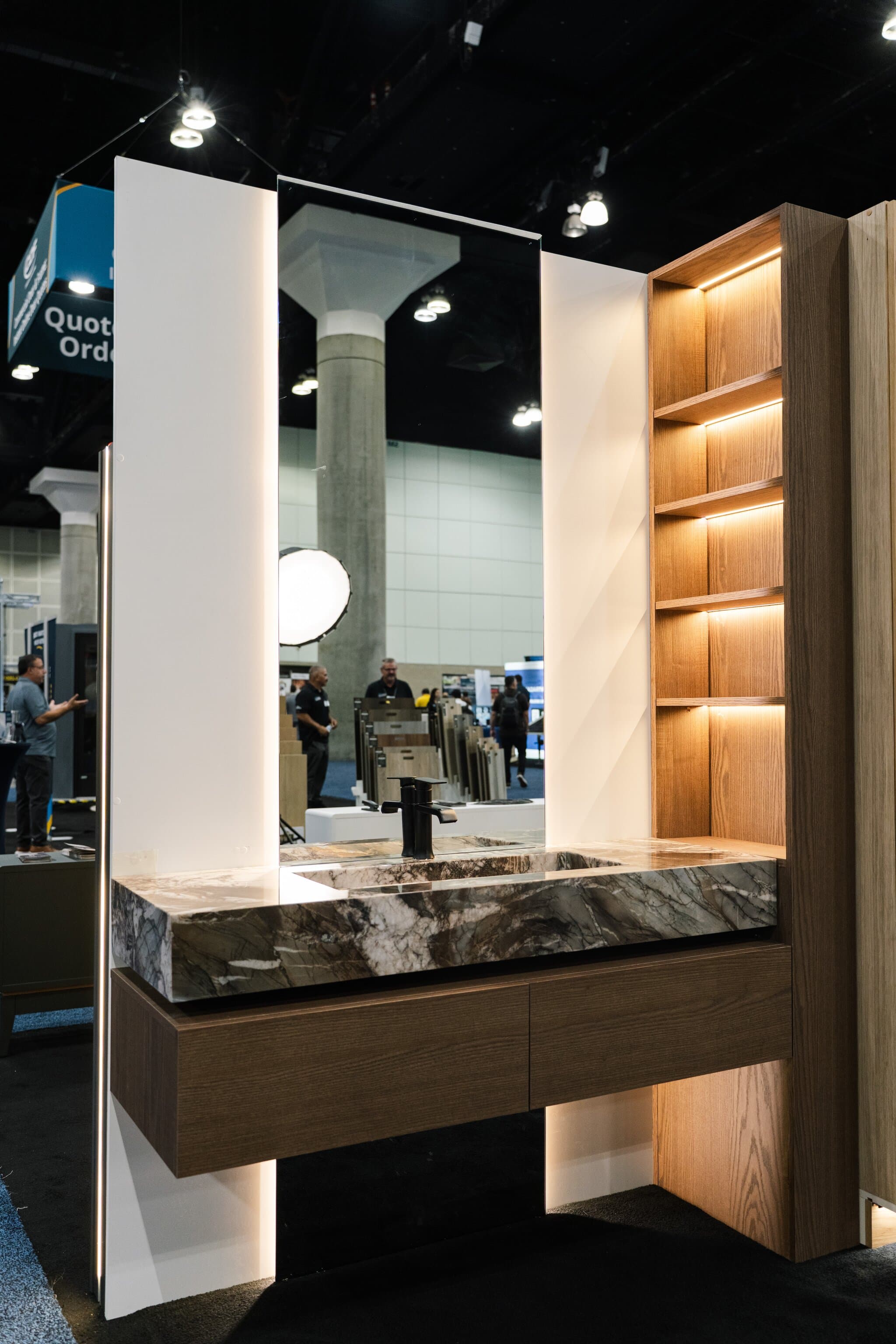 Exhibition sink cabinet design 5